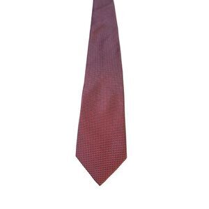 MICHAEL KORS Men's 100% Silk Neck Tie Burgundy Micro Textured Sheen Business‎